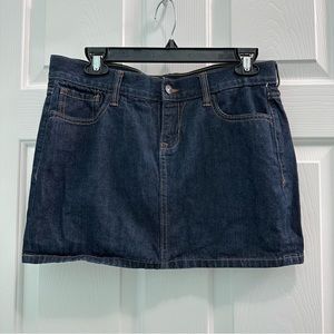 Old Navy Women’s Size 6 Dark Blue Denim Mini Short Skirt
